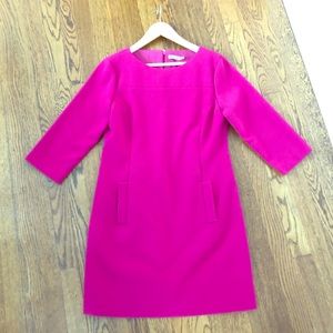 Fuchsia 60’s style a-line dress